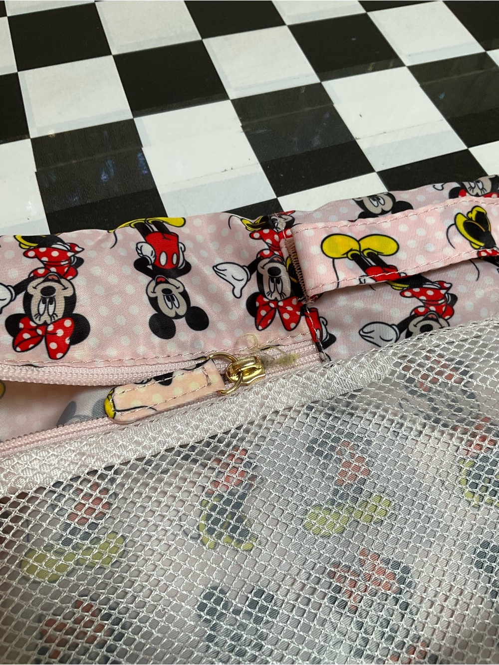 Stoney Clover Lane Pink Minnie Print packing cube Disney - Picture 6 of 6
